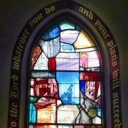 Stained Glass Window, St. Andrew's Scottish Episcopal Church Innerleithen by Vivienne Haig