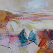 Wicklow Mountains, Oil on board, 47cm x 62cm 2013 by Vivienne Haig